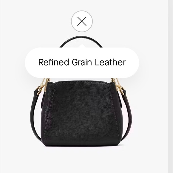 Kate Spade Black Leather Handbag - New - Picture 6 of 7